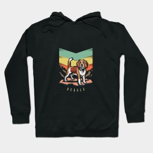 Beagle | Retro design for Dog Lovers Hoodie